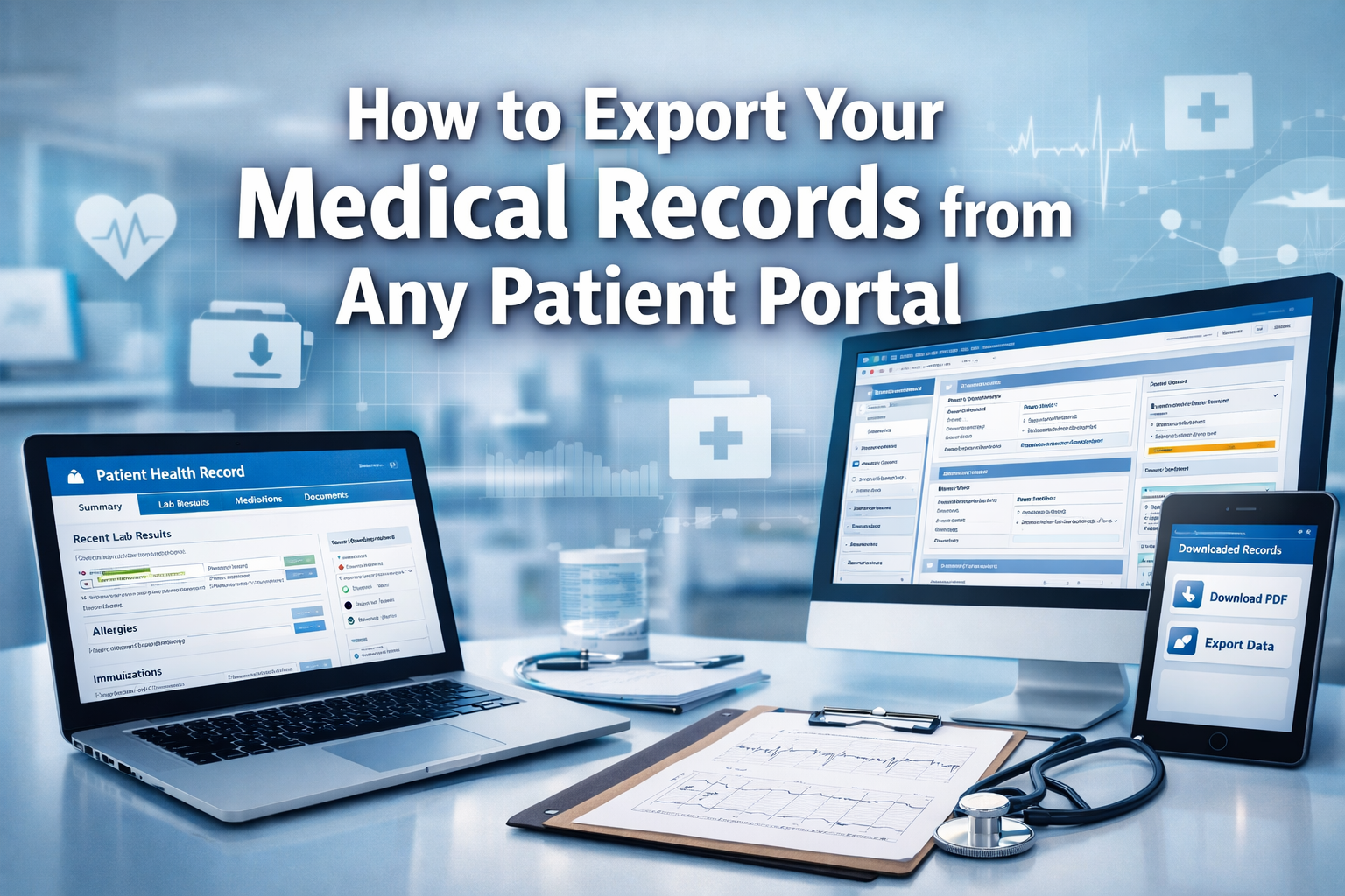 How to Export Your Medical Records From Any Patient Portal?